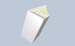 EVF13001 Triangular Box Regular Tuck Lock Glued Bottom1