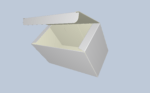 EVF21005 Flap Lock Box With Regular Tuck Lock Lid