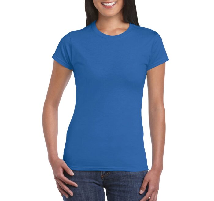 Camiseta mujer SoftStyle azul
