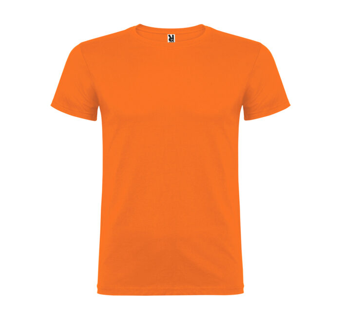 Vaikiški marškinėliai oranžinės spalvos