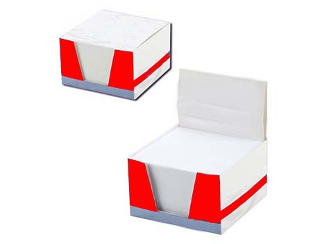 коробка для листов с записями кубарик