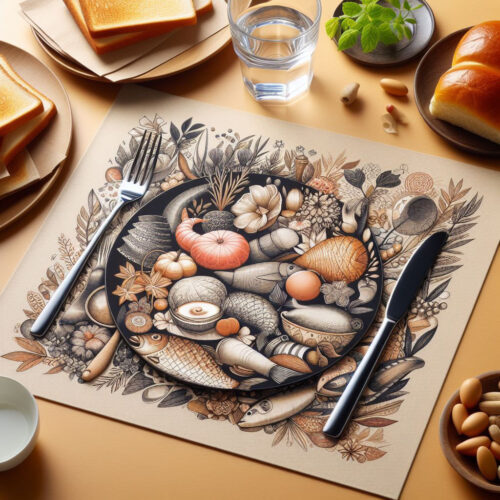 Placemats. Wegwerf placemat